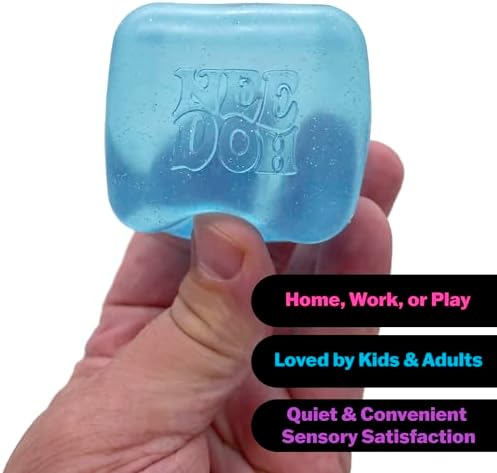 Schylling NeeDoh Nice Cube -Sensory Squeeze Toy with Super Solid Squish - 2.25″ Cube - Image 6